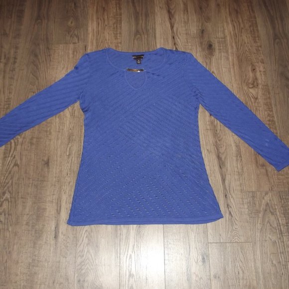 Dana Buchman- Soft Blue Sweater - S - Picture 1 of 9